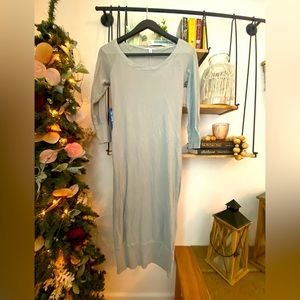 James Perse 3/4 sleeve, long, cotton dress